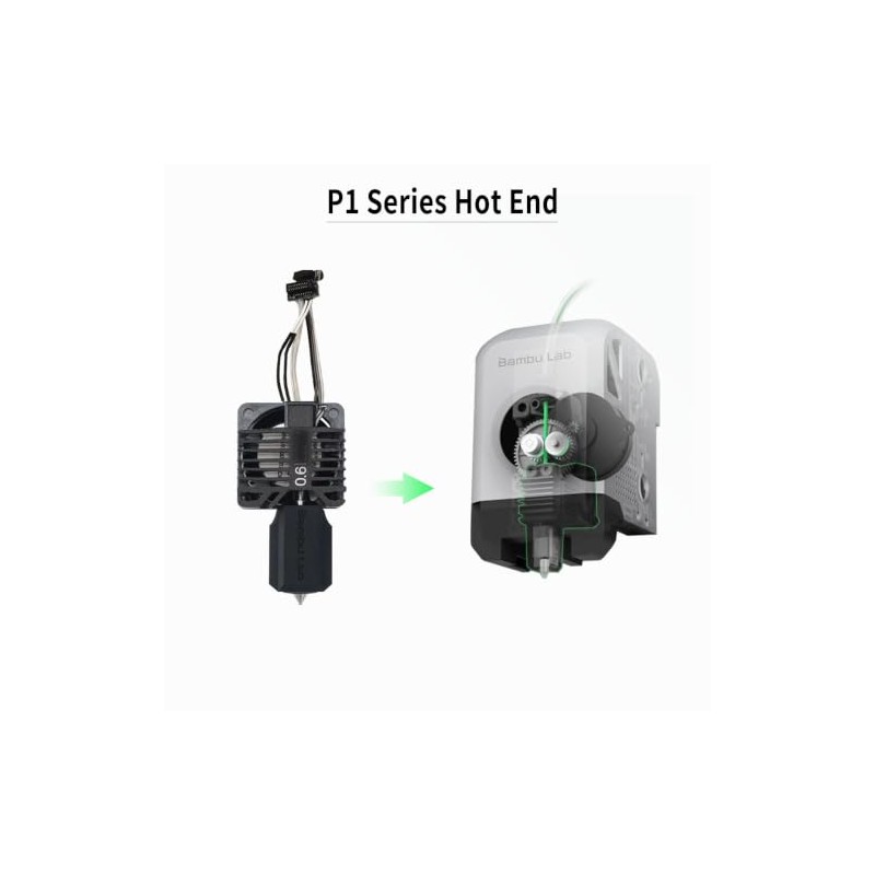 Bambu LAB Original P1P Hotend P1S - Juego de hotend