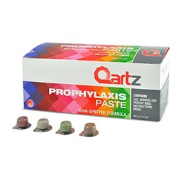 Qartz 58-00210 Prophylaxis Paste, Mint Parfait Flavor, X-Coarse Grit, Green (Pack of 200)