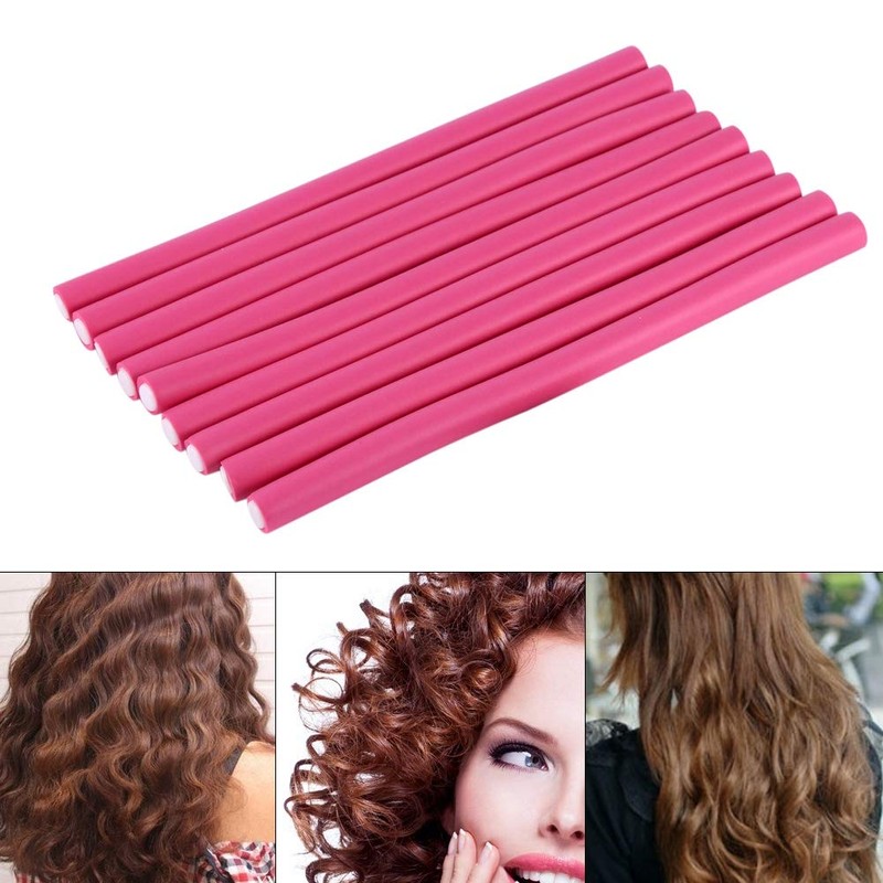 Bigudies Flexibles,10 Piezas Rulos Flexibles Para Rizar Pelo Rizadores De