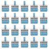 20Pcs SPL Quick Connector 1 in 5 Out Push‑Type Splitter