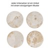 BUTLERS Marble, 4 x coasters, diameter 10 cm