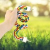 Bird Bungee Climbing Swing - Colorful Parakeet Rope Perch (23.6