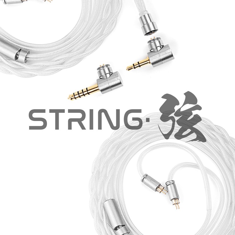 TWISTURA String String Monocrystalline Copper Silver Plated Hybrid Upgrade Cable,