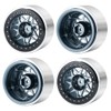 RCLIONS 4PCS Aluminum 2.9" RC Beadlock Wheels Rims for Axail