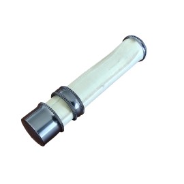 olde fly shop ALL CORK / ALUMINUM GUN SMOKE SLID BAND REEL SEAT  AND HALF WELLS 6"CORK GRIP