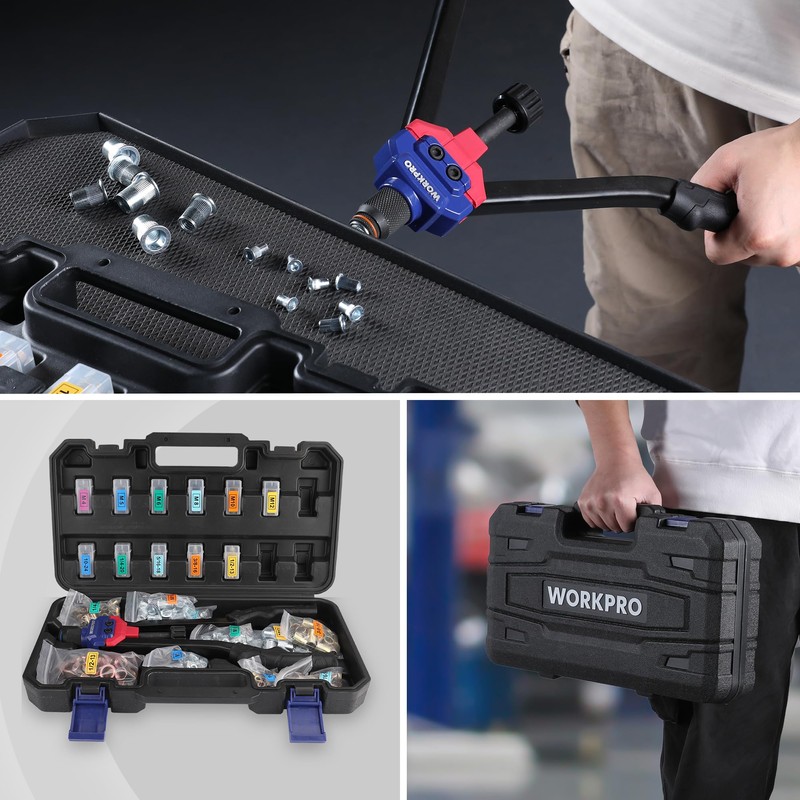 WORKPRO 16" Rivet Nut Tool, Nutsert Rivnut Tool Kit with
