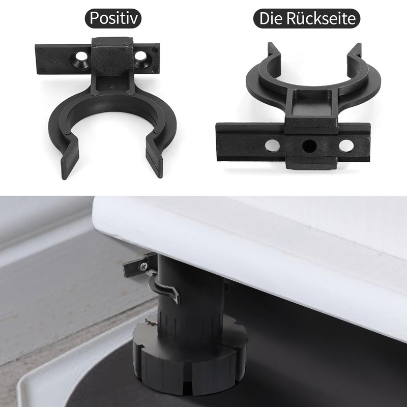 Kitchen Plinth Mounting Clips, Pack of 15 Kitchen Base Clips