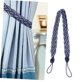 BESPORTBLE Royal 2-Pack Hand Tieback Clips Knitted Rope Holdbacks Country Floral Curtain Tassels Easy Tiebacks