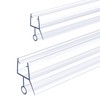 MATDDY 39" Shower Door Seal, 2-Pack 1/2" Frameless Glass Door
