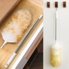 Lambswool Extendable Duster 29-110 Inch, Anti-Static Flexible Head, Stainless Steel