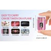 Women's Portable Mini Electric Razor, Painless Rechargeable Shaver for Face,