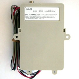 Gate Receiver Multi-Code 109950 Compatible 12/24 Volt 300/310 MHz L8