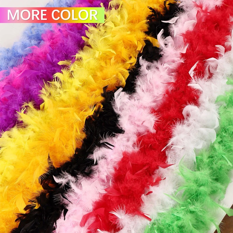 Delivery Within 3 Days, Two 45g Feather Python Long Scarves