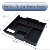 JKCOVER Compatible with Center Console Organizer Tray Toyota Tundra 2014