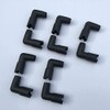 Dutch Bucket / Bato Bucket Siphon Elbows, Hydroponic, Black - 10 Pack