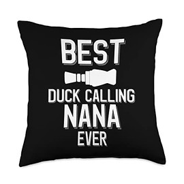 Duck Call Family Best Duck Calling Nana Ever Throw Pillow