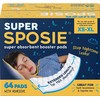 Super Sposie Booster Pads, Max Absorbency for Nighttime Diapers, Use