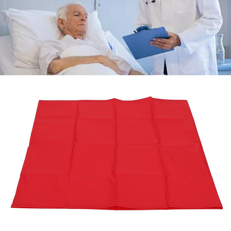 Flat Slide Sheet Breathable Reusable Red Transfer Slide Sheet for