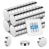 Wzone 40PCS Small Magnets for Crafts, 10x3 mm Office Magnets