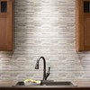 Tack Tile Peel & Stick Vinyl Backsplash Thin Mosaic Brown