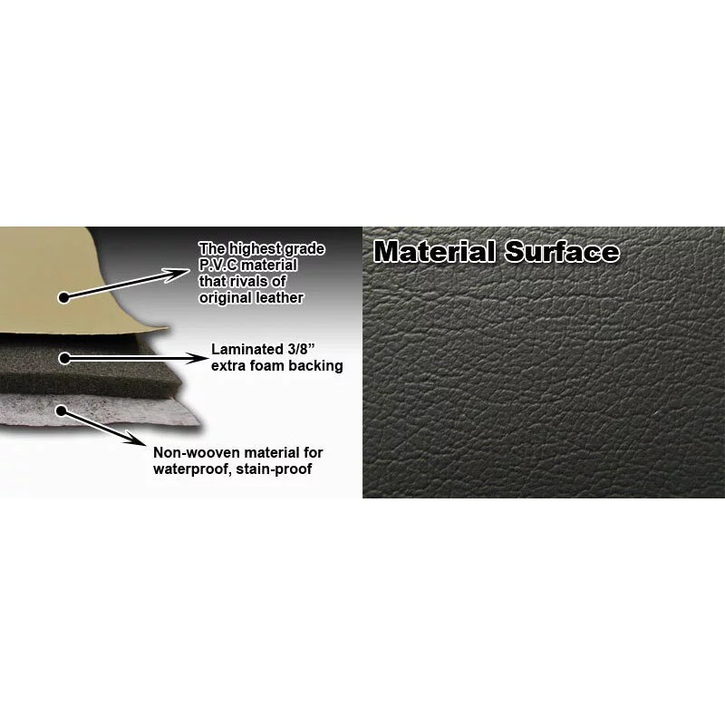 IGGEE S.LEATHER CUSTOM MADE FIT SEAT COVERS FOR NISSAN 350Z