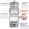 Waterproof Travel Toiletry Makeup Organizer Bag with Dry Wet Separation