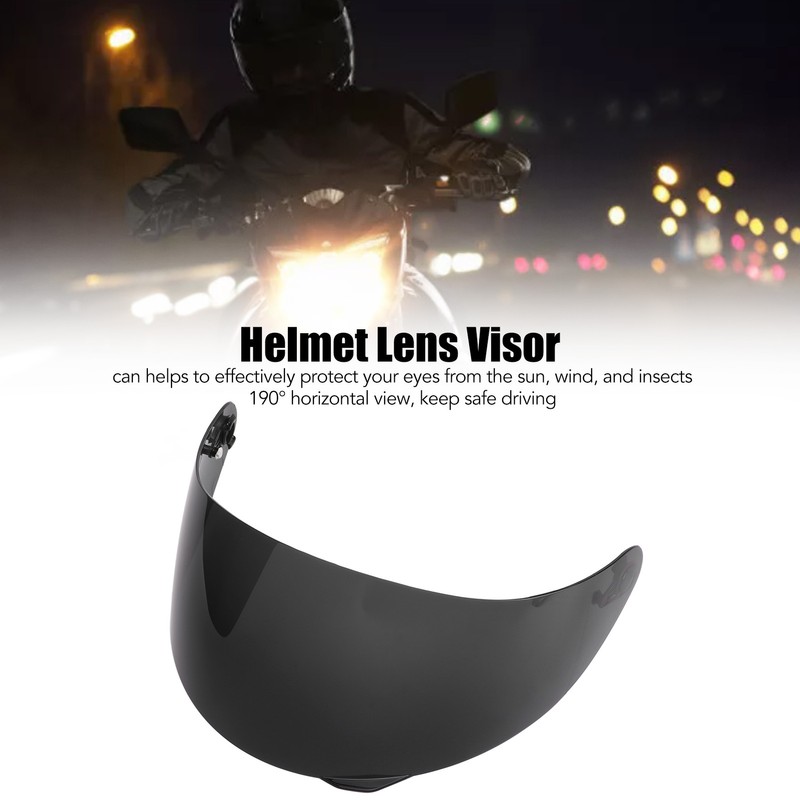 Helmet Lens Visor Shield with Anti Fog Film Motorcycle Accessories