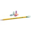 Ticonderoga Pencil Cap Erasers, Assorted Pastel Colors, 10 Count