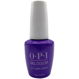 Esmalte de gel remojo OPI GelColor 0,5 oz GCB005 - Ir a longitudes de uva - NUEVO