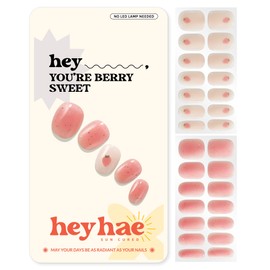Heyhae Tiras de Gel Semicurado para Uñas - Hey, You're Berry Sweet