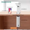 Pop Up Outlet for Countertop with PD 20W USB C,
