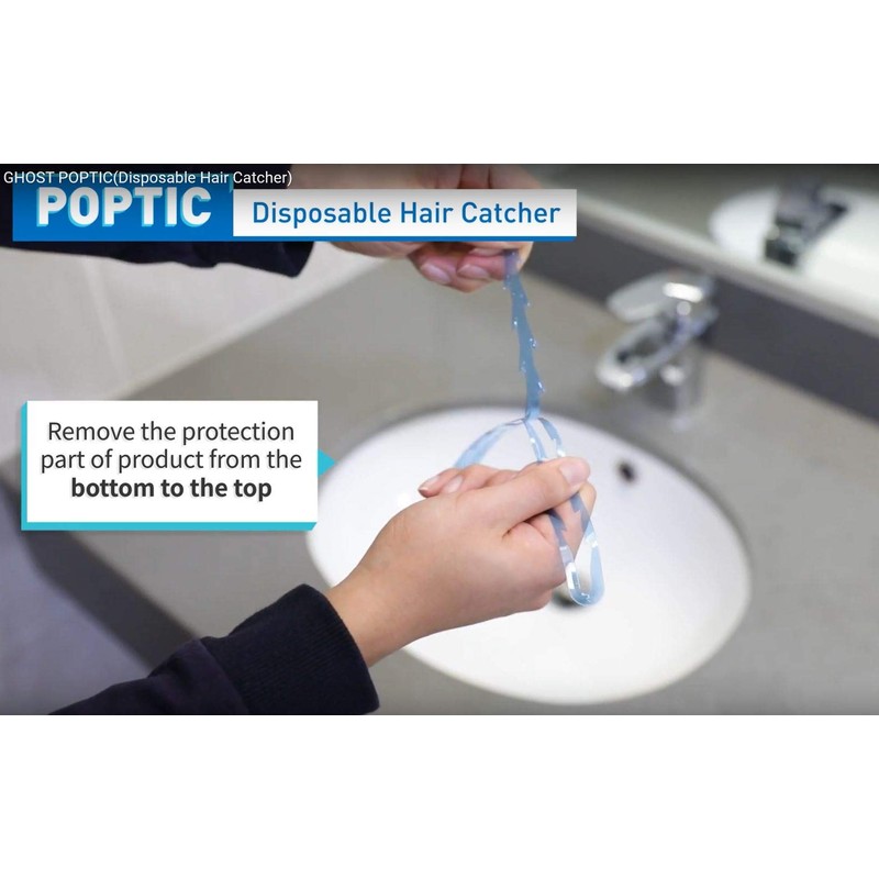 COSRAMY Ghost Drain Hair Collector and Disposable Hair Catcher for