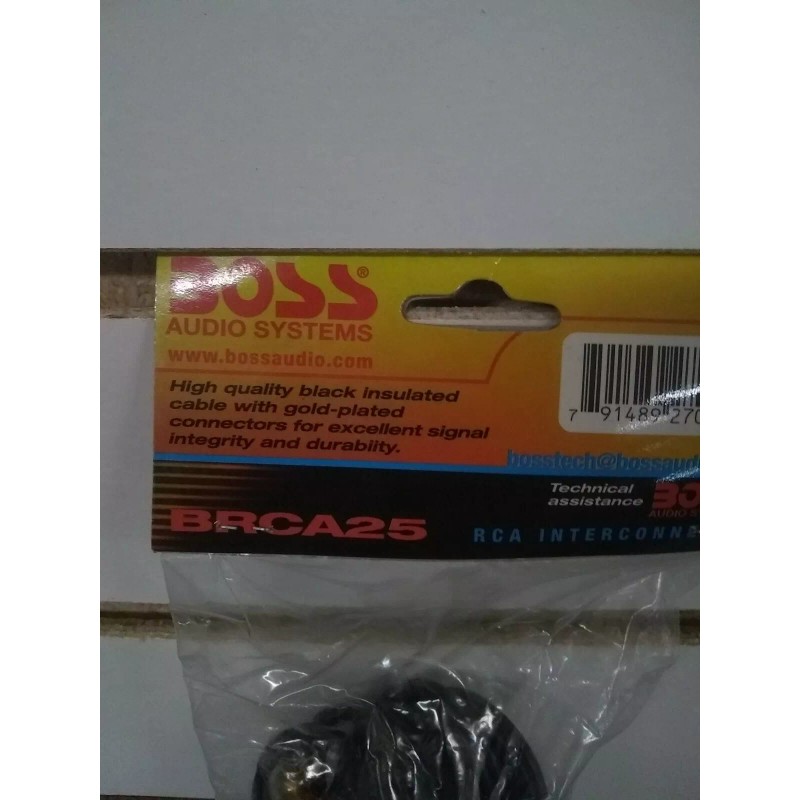 RCA Gold Plated 25ft RCA'S BOSS Car Audio