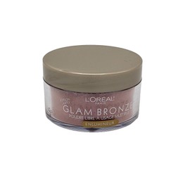 L'Oréal NEW L'OREAL GLAM BRONZE ALL OVER LOOSE POWDER HIGHLIGHTER ROSE DUSK