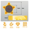 Wukong Pack of 24 Magnets for Whiteboard, 6 Colours, Star