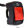 Royitay 2 PCS Motorcycle Headlight Switch Toggle Handlebar Switch 12v