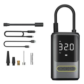 Mini Car Air Pump 150PSI Corded & Cordless Air Compressor Portable Electric Tire Inflator with LED Light Auto-Off Function for Car Motorcycle Bicycle Tires Balls VCXN