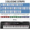 Removable Piano Key Stickers Note Labels for 88 Key Full
