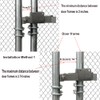 Chain Link Residential Strong Arm Double Gate Latch,Use This Double