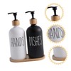 Gatuida Bathroom Soap Dispenser Set Hand Dish Soap Shampoo Bottle