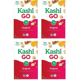 Generic KashiGo - Cold Breakfast Cereal - Vegan Protein - Original - 9.7 Oz Box - Pack of 4