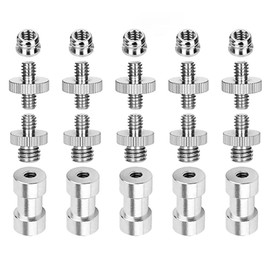 Namvo 21 pieces Camera Screw Adapter 1/4 to 1/4 Screw 1/4 to 3/8 tripod thread adapter screw tripod thread adapter for camera tripod monopod light stand