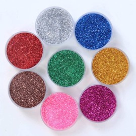 Fine Glitter 24 Colors Craft Glitter for Resin Makeup for Body Nail Face Hair Eyeshadow Lip Gloss Making