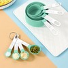 Measuring Spoons Set, 4 Measuring Cups and 4 Spoons with