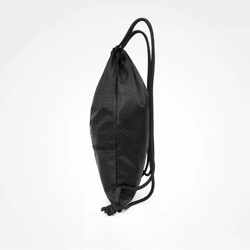 Drawstring Backpack Waterproof Drawstring Bag String Bag with Zipper Sport