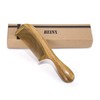 BEINY Natural Green Sandalwood Comb - Anti Static Wooden Hair