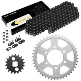 Kawasaki Black O-Ring Drive Chain & Sprockets Kit for Kawasaki ZX1200 Ninja ZX12R 00-05