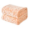 FY FIBER HOUSE Flannel Fleece Leopard Print Throw Blanket Super