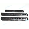 GMC 3PCS Gloss Black Door Rear Elevation Emblem Badges Fit