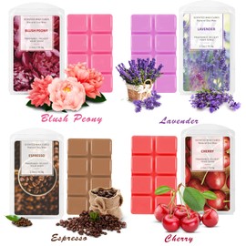 SCENTORINI Wax Melts, Scented Wax Cubes, Soy Wax Melt for Wax Burner 8 Pack x 70 g